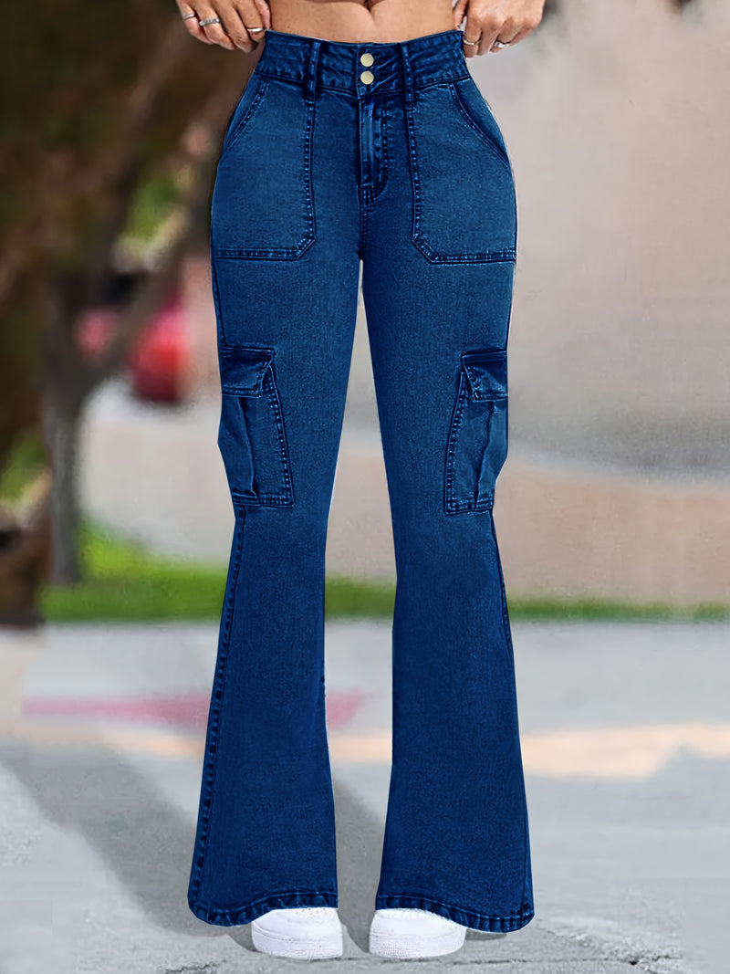 Stylish High-Rise Cowboy Jeans for Women