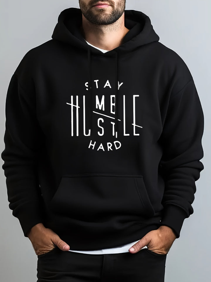 Men's Stay Humble & Hustle Graphic Hoodie