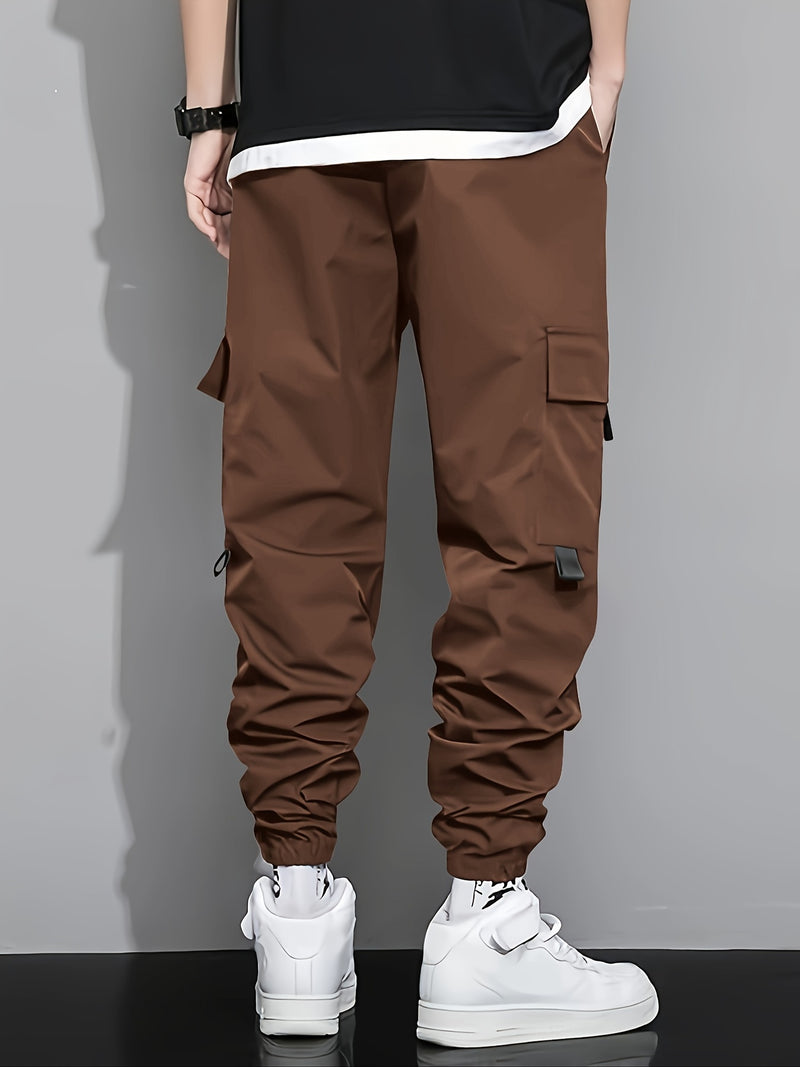 Men's 2-Piece Solid Cargo Pants