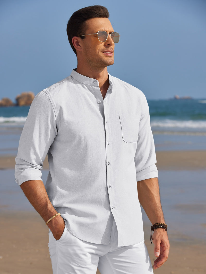 Men's Long Sleeve Oxford Shirt