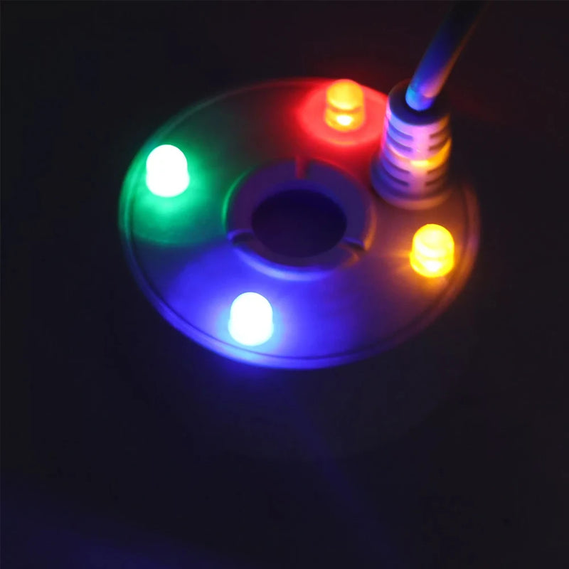 5V USB Mist Maker Fogger With Fog Maker Machine LED Colorful Lights Small Rockery Water Fish Tank Landscape Spray