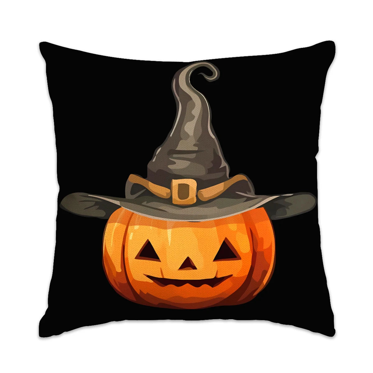 1pc/4pcs Halloween decoration pillow cover, trick or treat cushion cover, ghost, pumpkin head, bat decoration sofa cushion cover