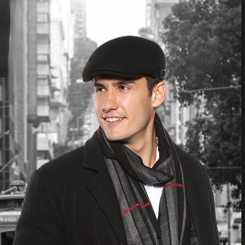 Retro Cabbie Hunting Newsboy Cap