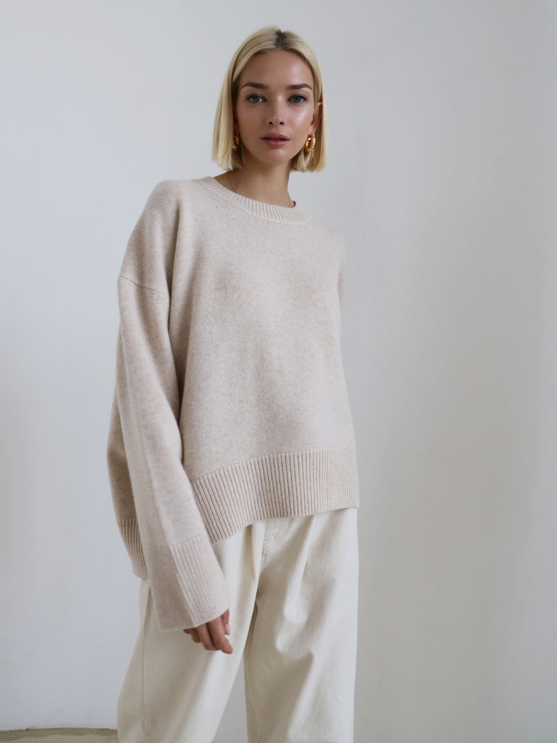 CozyKnit Classic Round-Neck Sweater