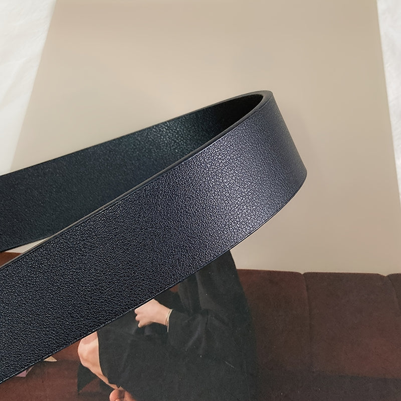 Chic Black Minimalist Belt for Women