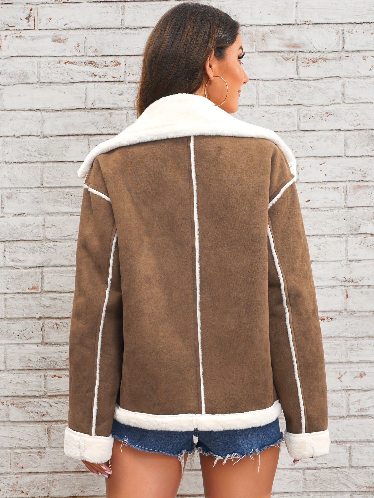 Cozy Chic Lapel Jacket – Winter Warmth Redefined
