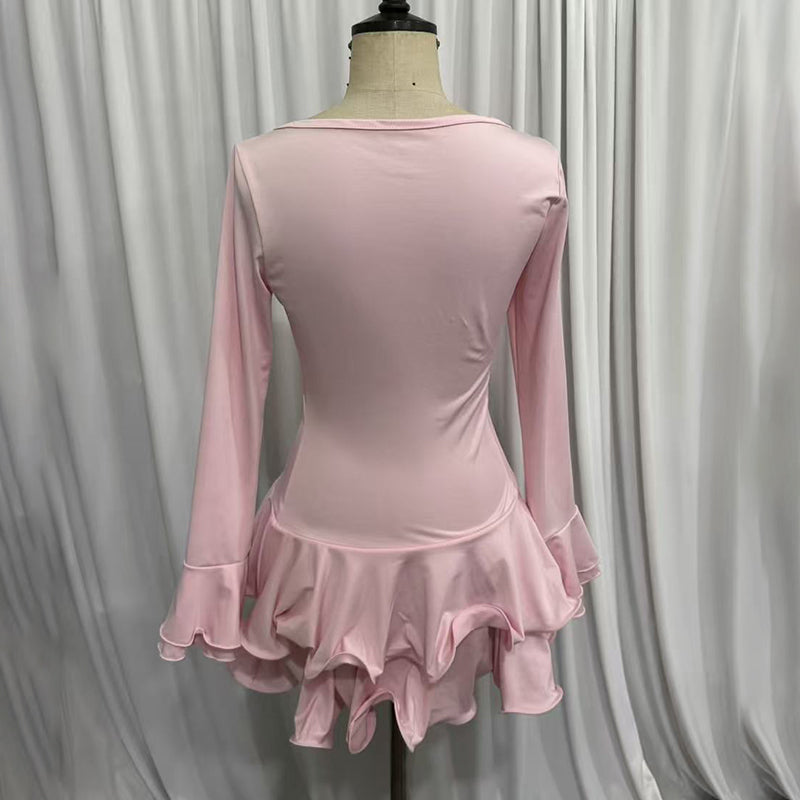 Women's Irregular V-Neck Bodycon Mini Dress