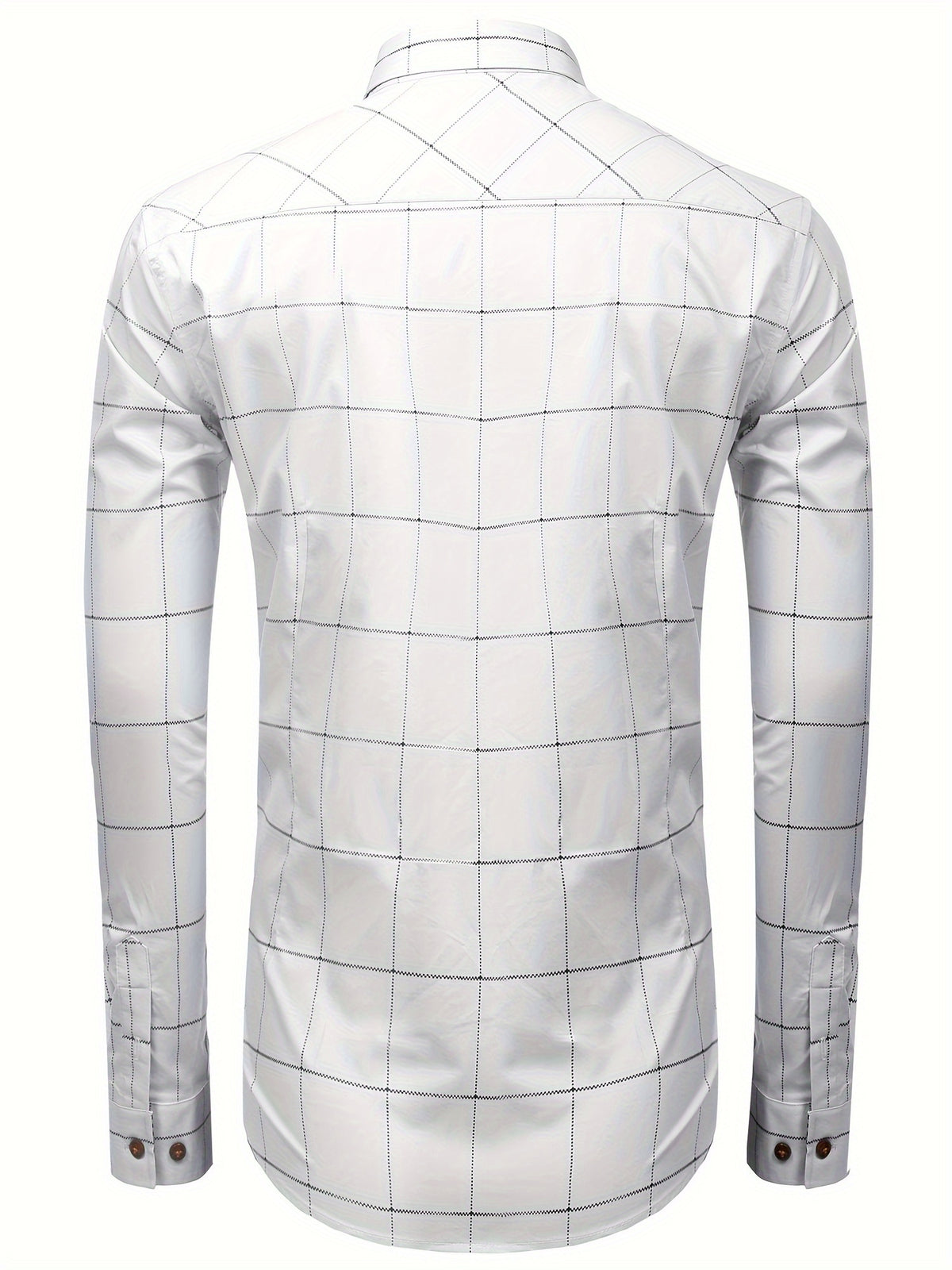 Men's Plaid Dress Shirt
